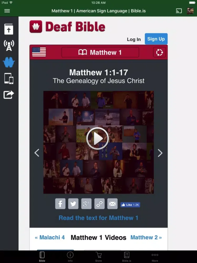 Zrzuty ekranu Bible Society in Gambia iPad 