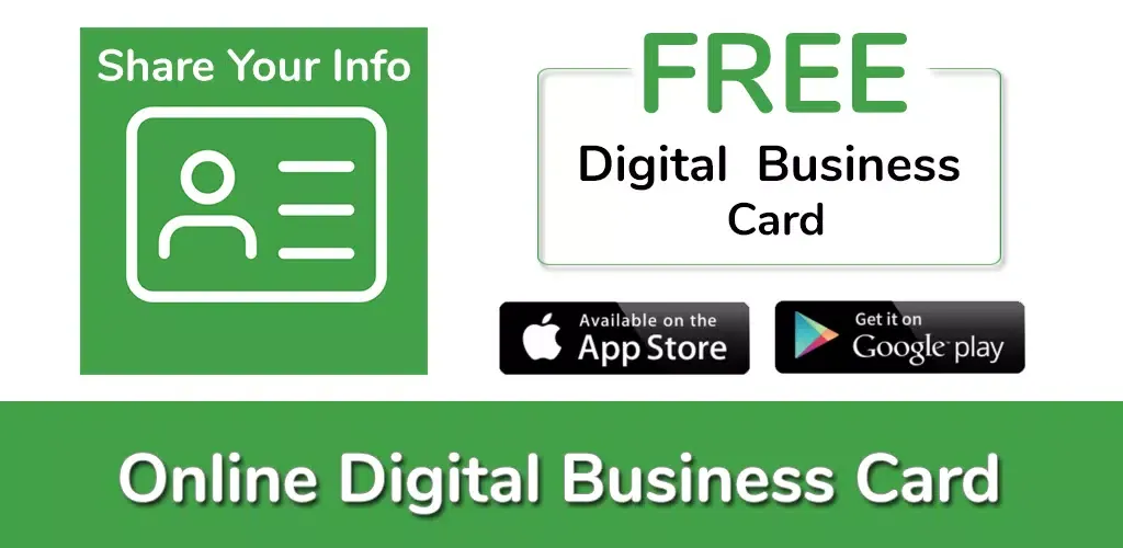 Digital Business Card - V Card Screenshots