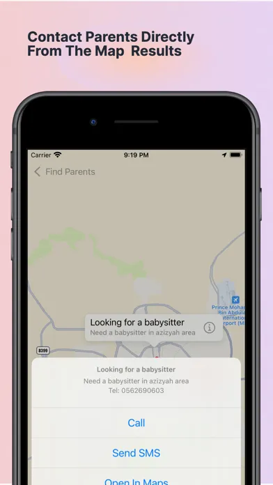 Tangkapan layar BabySitter for Providers
