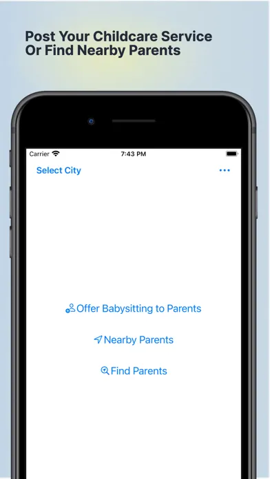 Tangkapan layar BabySitter for Providers