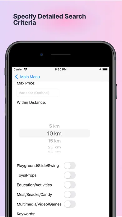 Tangkapan layar BabySitter for Providers