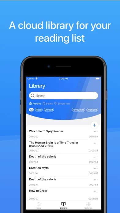 Spry - Instant Speed Reading স্ক্রিনশট
