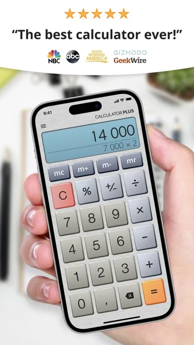 Capturas de tela do Calculator Plus with History