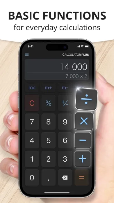 Capturas de tela do Calculator Plus with History