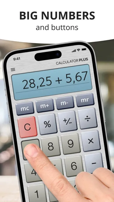 Capturas de tela do Calculator Plus with History