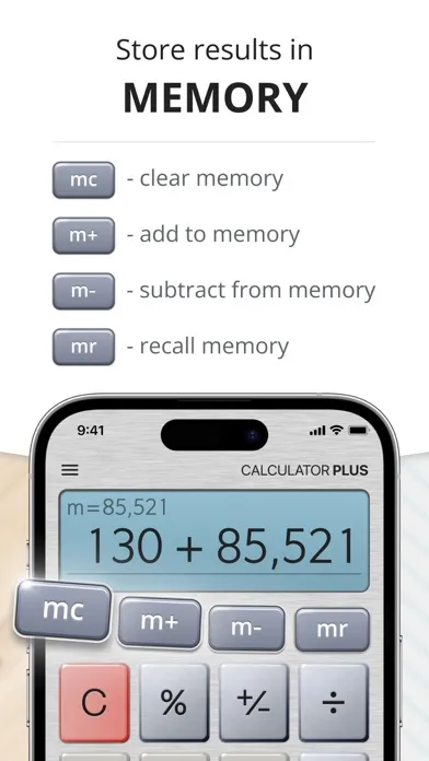 Capturas de tela do Calculator Plus with History