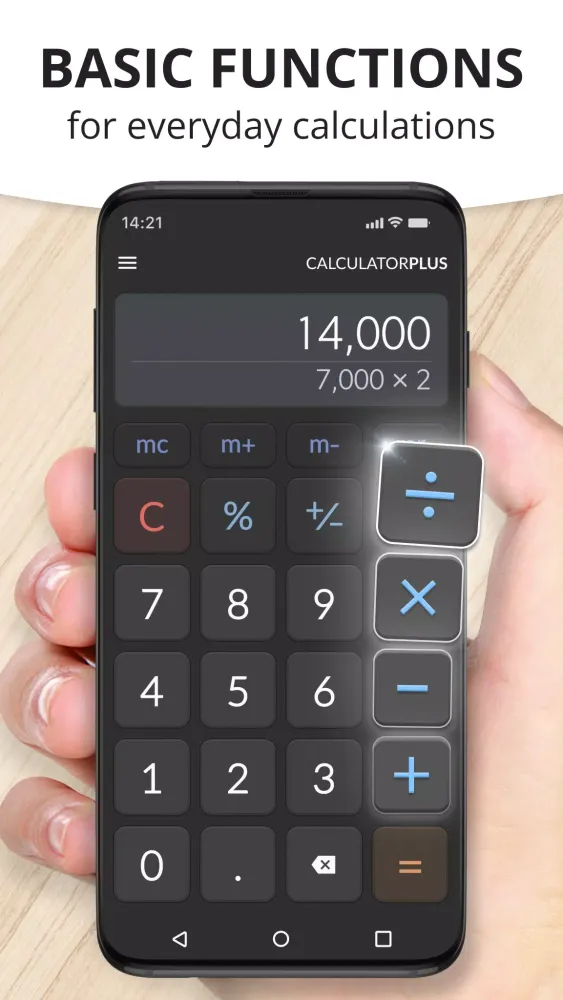 Скриншоты Calculator Plus