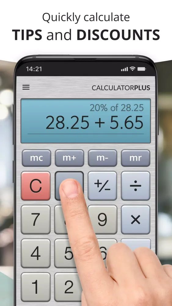 Скриншоты Calculator Plus