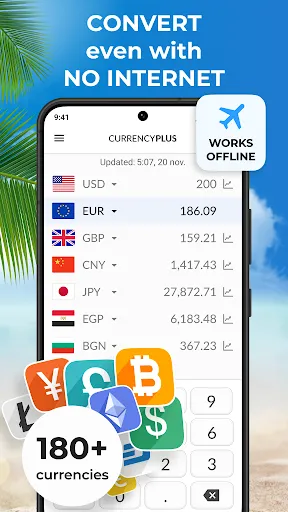 Скриншоты Currency Converter Plus