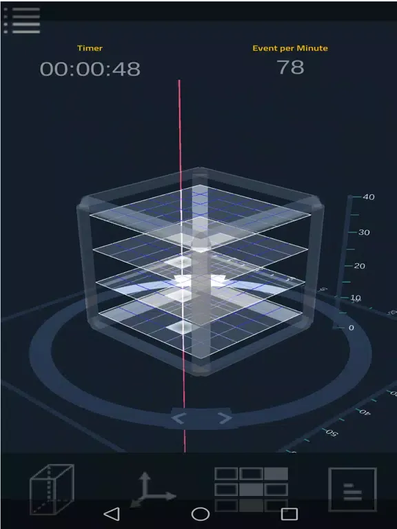 Screenshot di Cosmic Rays Live iPad 