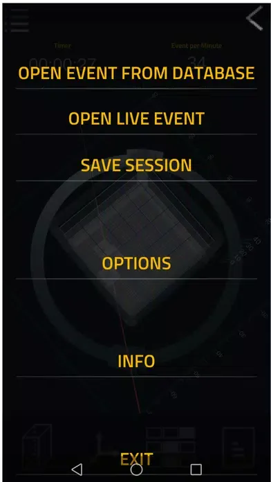 Screenshot di Cosmic Rays Live