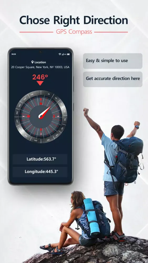 Qibla Direction- GPS Compass Screenshots