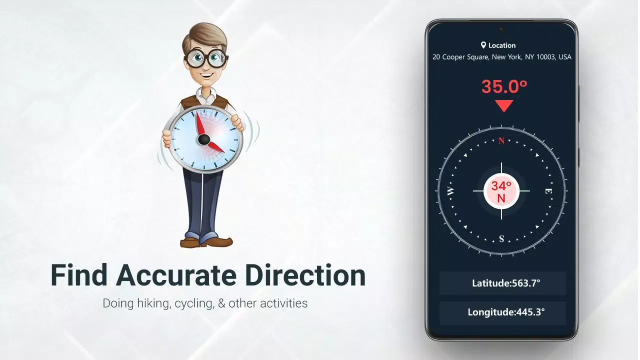 Qibla Direction- GPS Compass Screenshots