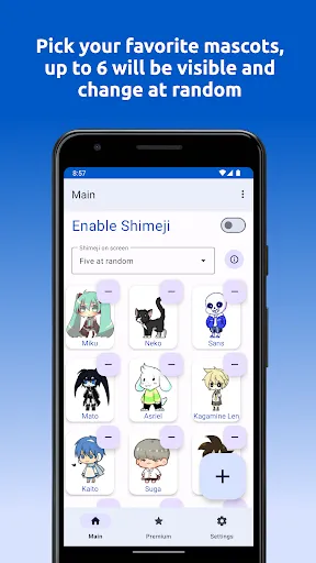 Shimeji Screenshots