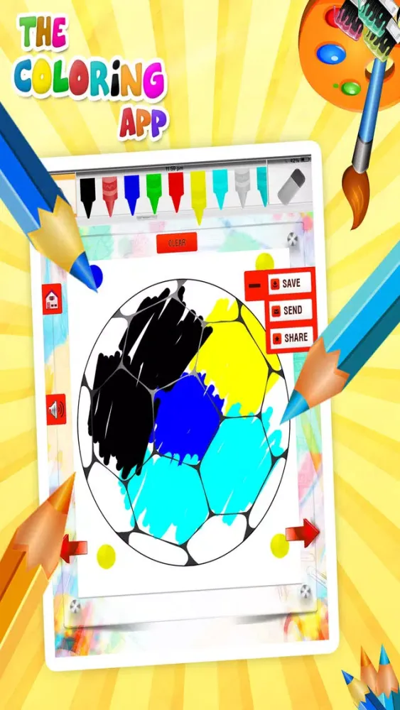 Capturas de tela do Coloring Book Learn Colors