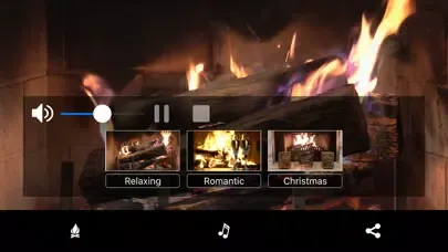 Fireplace With Music HD Ekran Görüntüleri