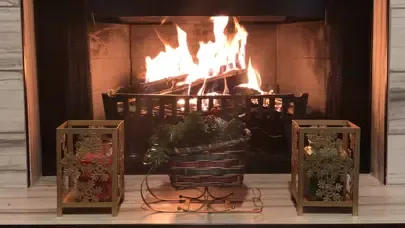 Fireplace With Music HD Ekran Görüntüleri