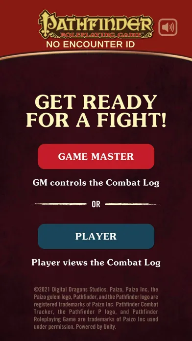 Pathfinder Combat Tracker スクリーンショット