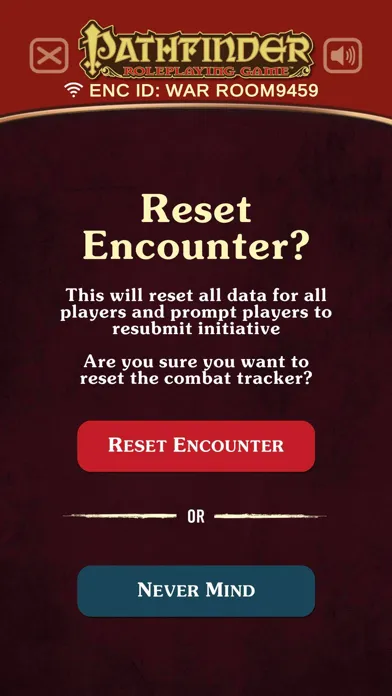 Pathfinder Combat Tracker スクリーンショット