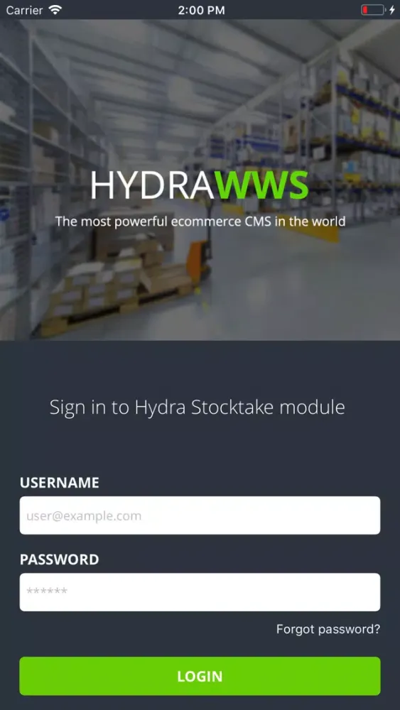 Hydra Inventory Screenshots
