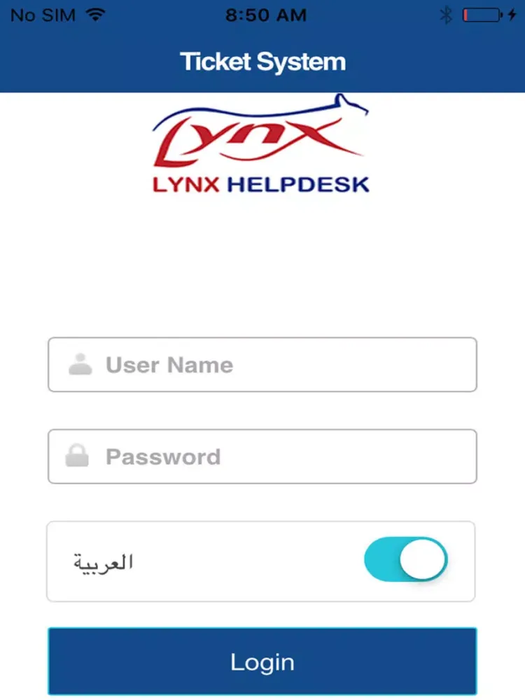 Screenshot di LYNX HELPDESK iPad 