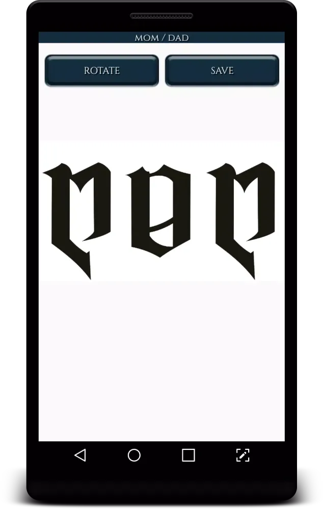 Ảnh chụp màn hình của Ambigram Studio 3.0