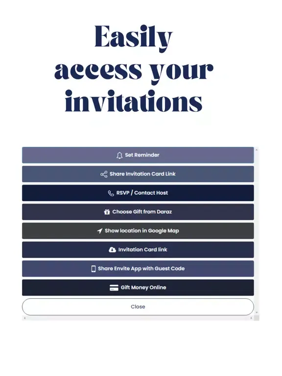 Envite - Smart Invitations iPad  Ekran Görüntüleri
