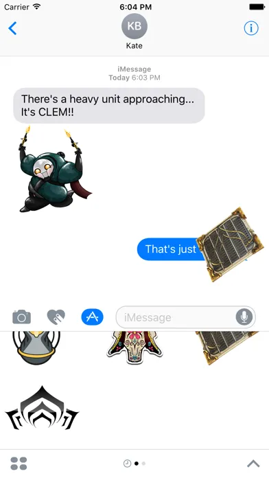 Warframe Stickers Screenshots