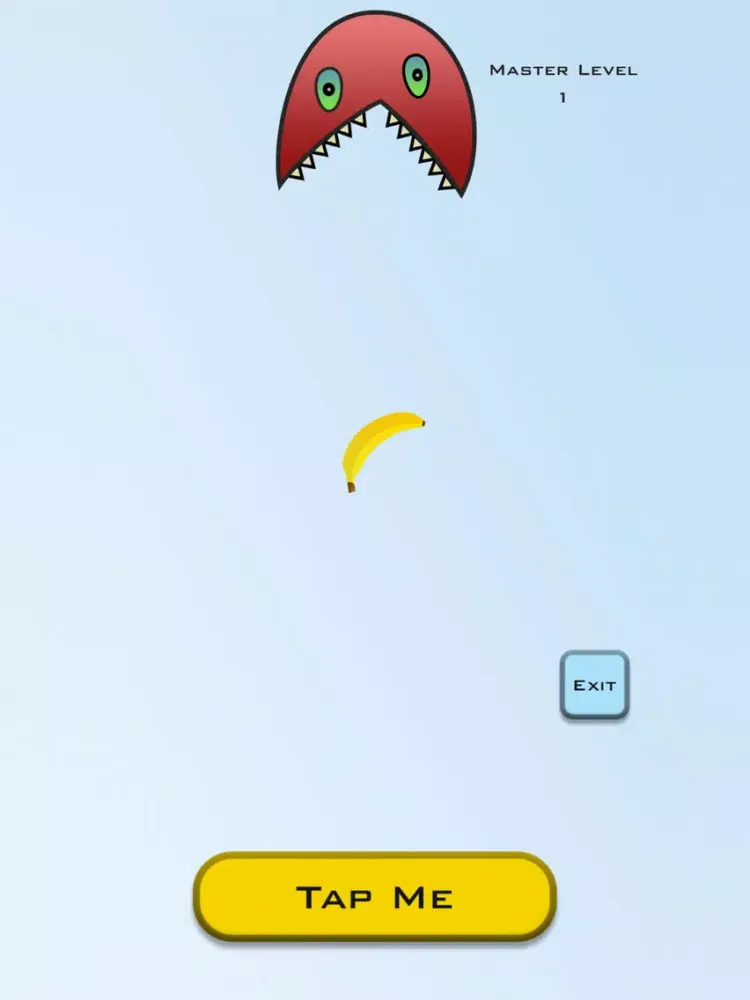 Tap Fast - Feed a Cute & Funny Little Monster with Bananas by Tapping iPad  سکرین شاٹس