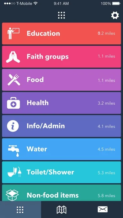 RefAid - Refugee Aid App স্ক্রিনশট