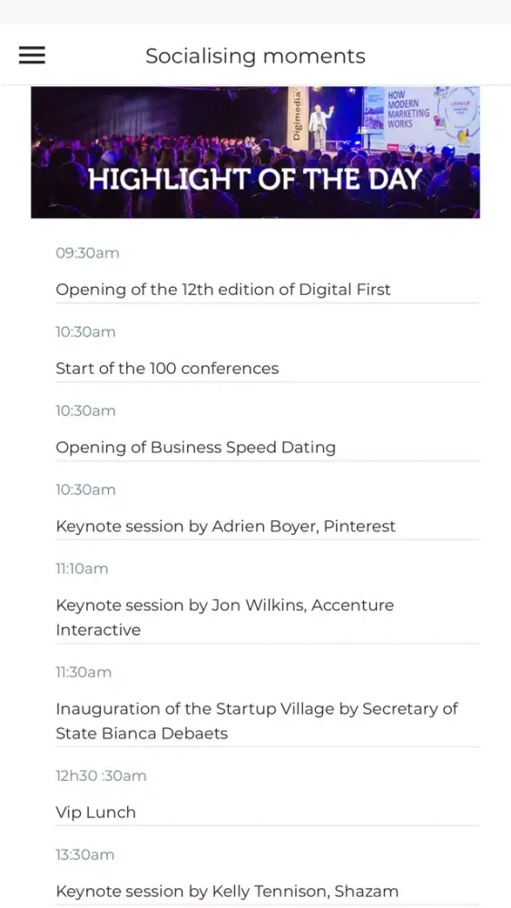 Zrzuty ekranu Digital First 2018