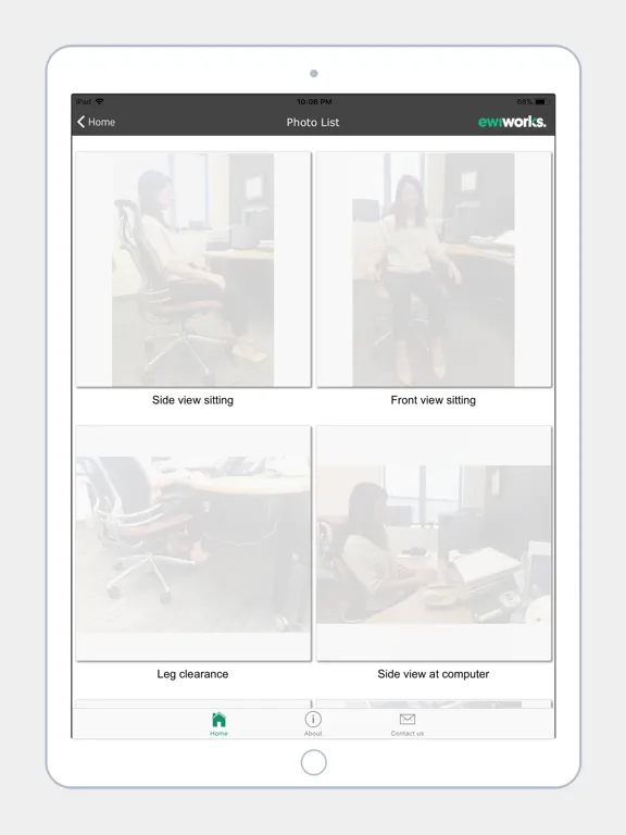 Remote Ergonomic Assessments iPad  Screenshots