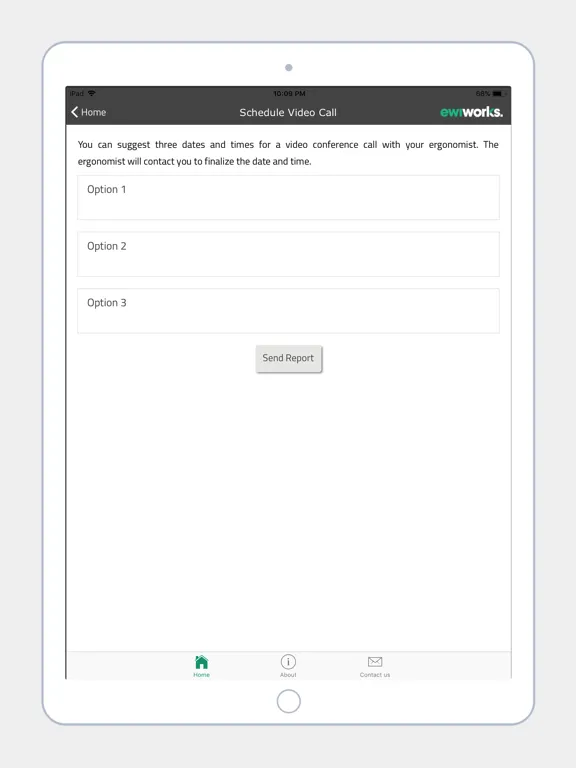 Remote Ergonomic Assessments iPad  Screenshots