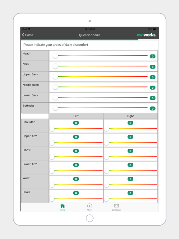 Remote Ergonomic Assessments iPad 應用截圖