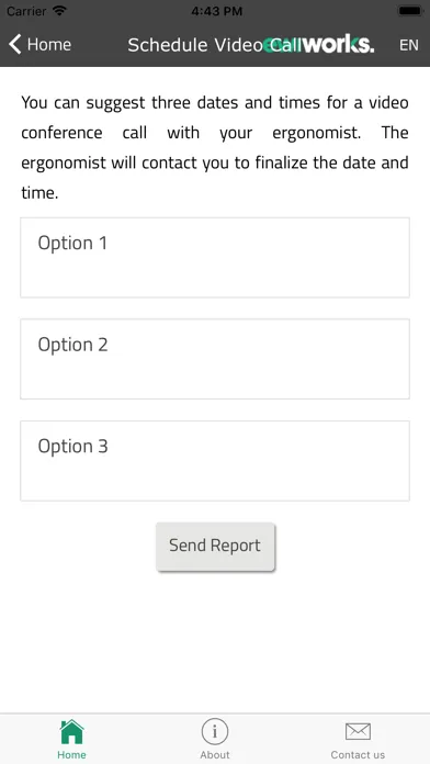 Remote Ergonomic Assessments Screenshots