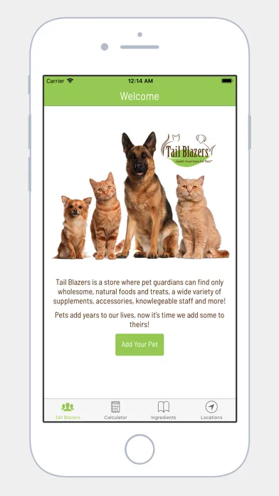 Ảnh chụp màn hình của Tail Blazers Pets