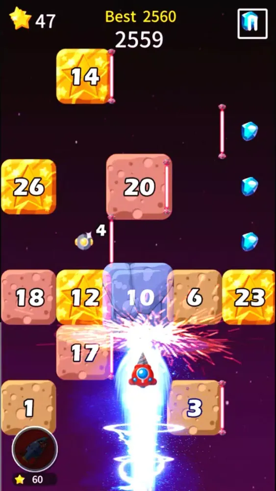 Tangkapan skrin Drill vs Block
