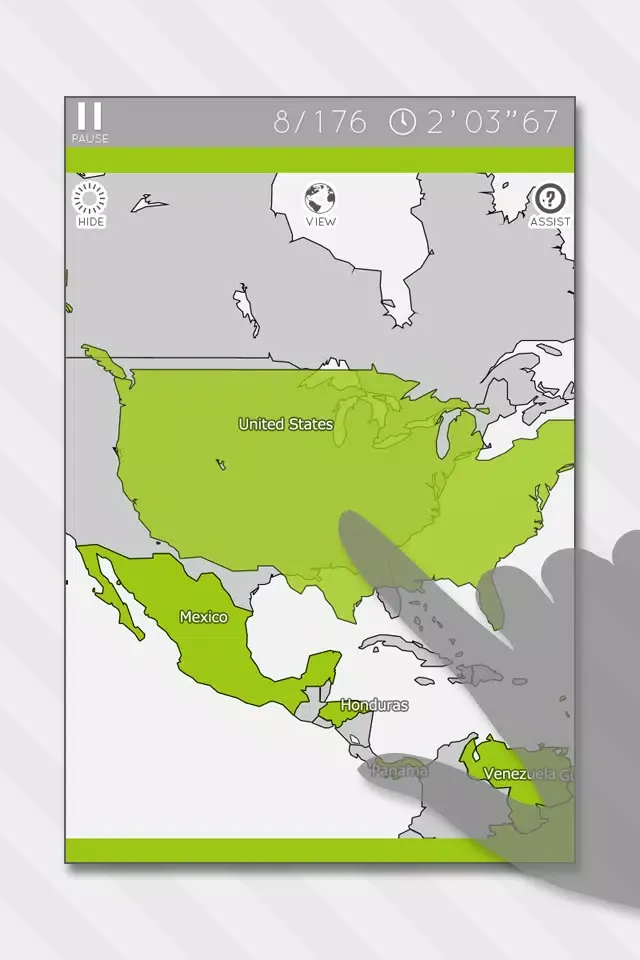 E. Learning World Map Puzzle Screenshots