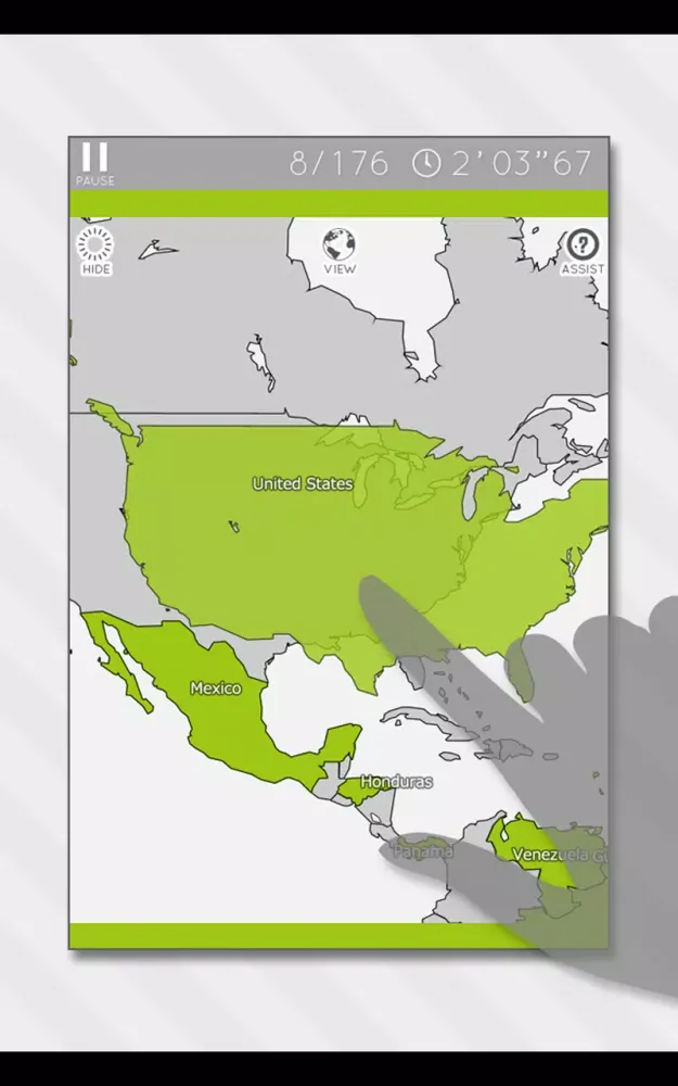 E. Learning World Map Puzzle Screenshots