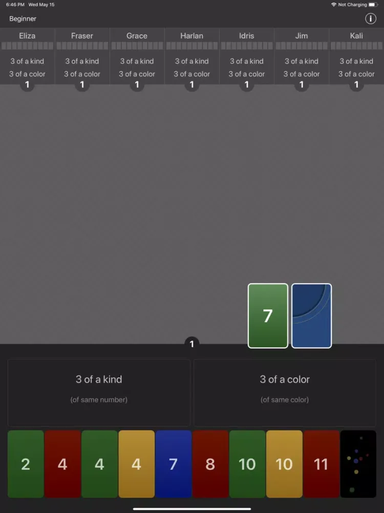 Pocket Rummy iPad  স্ক্রিনশট