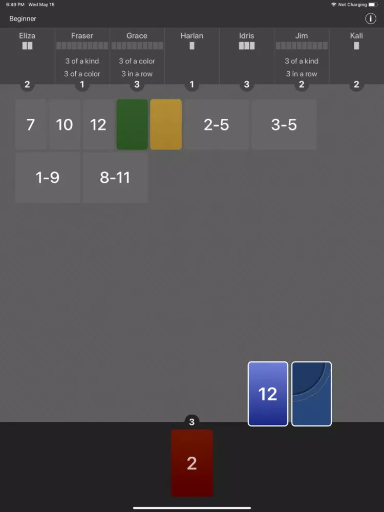 Pocket Rummy iPad  স্ক্রিনশট
