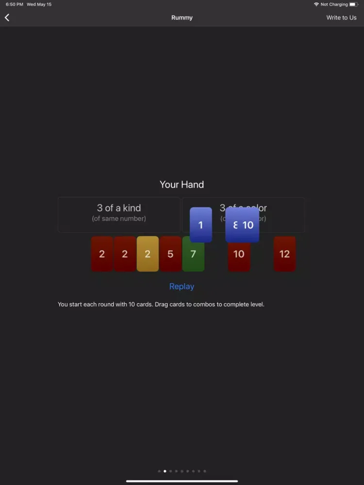 Pocket Rummy iPad  স্ক্রিনশট