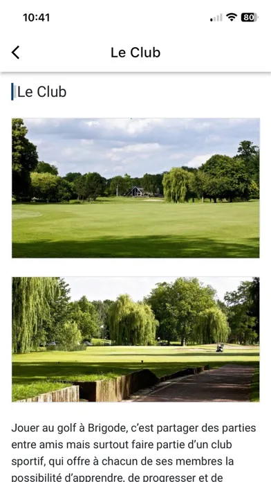 Zrzuty ekranu Brigode Golf