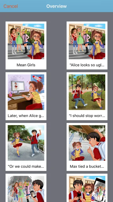 Capturas de tela do Mean Girls - by Create Storytime