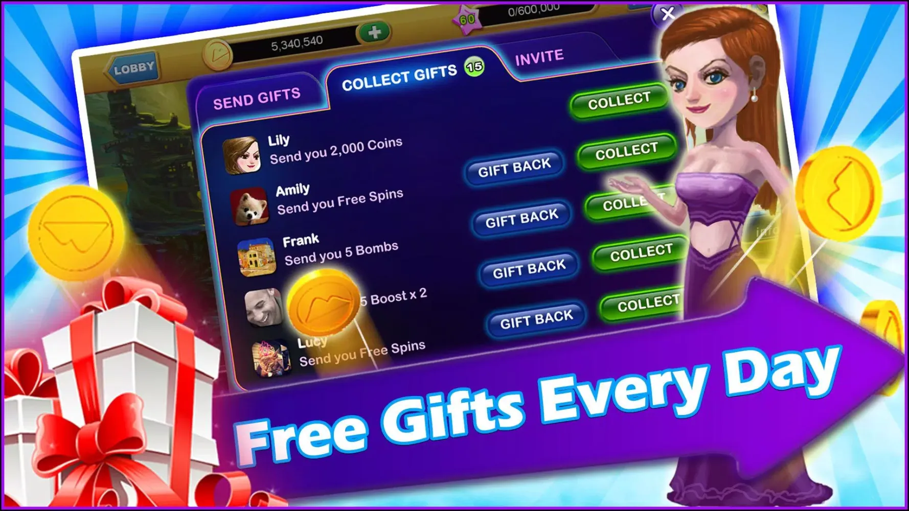 Slots - Free Vegas Casino Screenshots