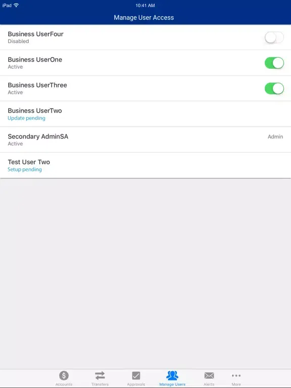 REDSTONE FCU Business Mobile iPad  स्क्रीनशॉट