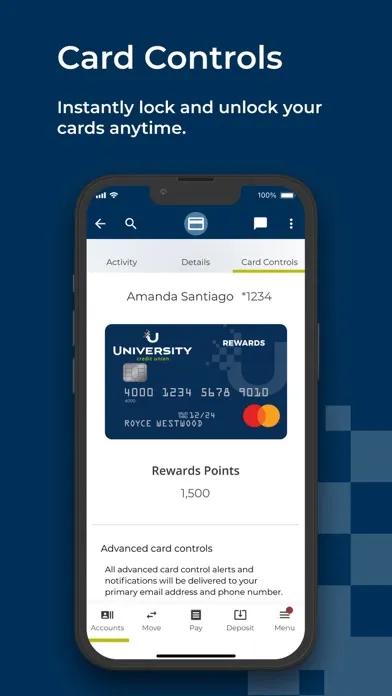 ภาพหน้าจอของ University Credit Union