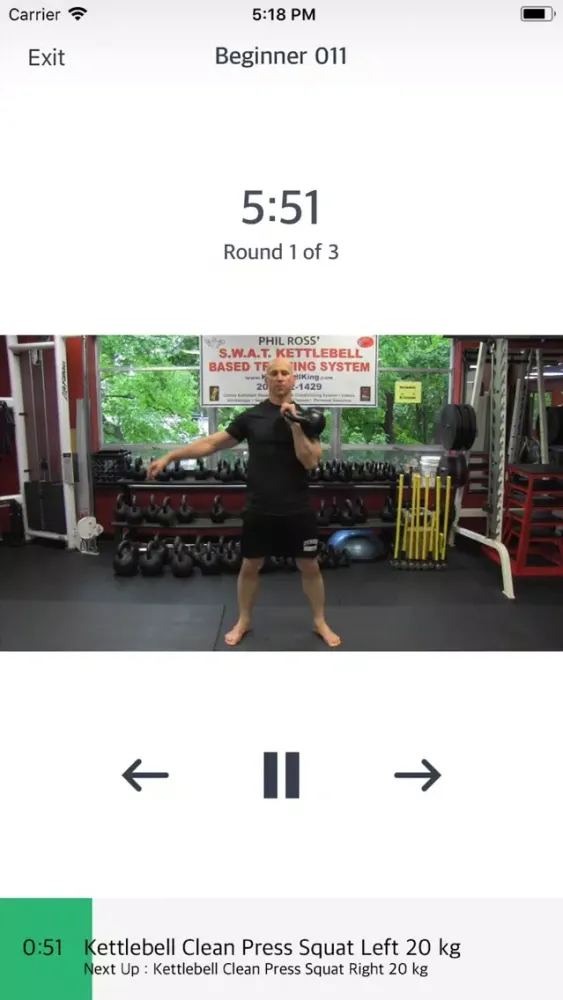 Kettlebell King - Beginner سکرین شاٹس