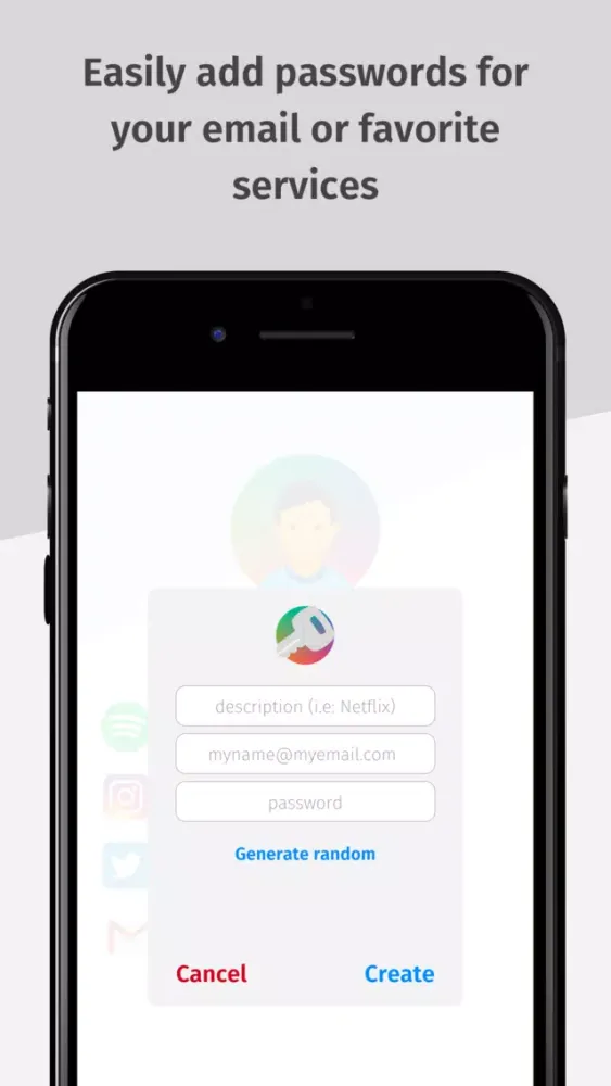 Capturas de tela do Zero Password
