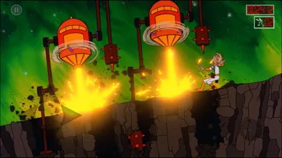 Capturas de tela do Space Ace
